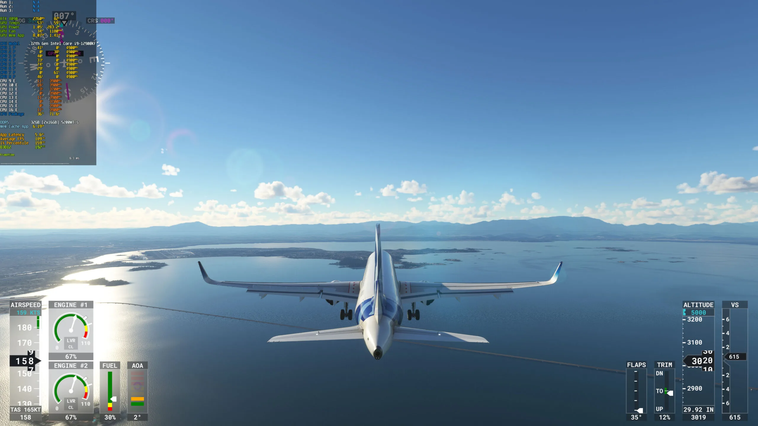 RTX 4090 Flight Simulator DLSS3