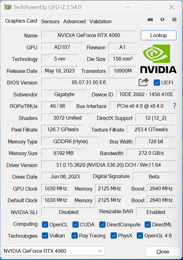 AORUS GeForce RTX 4060 Elite GPUs