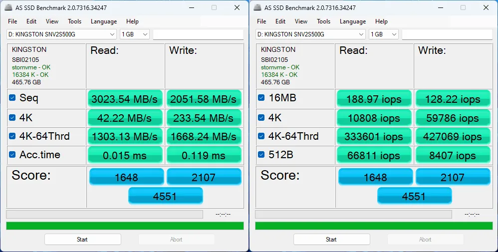Kingston NV2 AS SSD