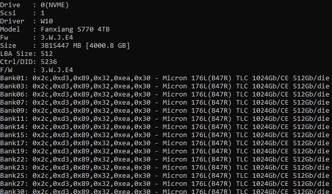 Fanxiang S770 4TB