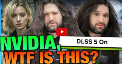 Tres rostros en primer plano con texturas detalladas; dos hombres con cabello largo y una mujer rubia, fondo de tecnología y colores vivos.