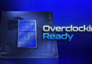 CPU en tonos azules con el texto "Overclocking Ready" a la derecha, sobre un fondo de color azul oscuro.