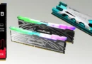 Dispositivos de almacenamiento y memoria RAM de Addlink: un SSD M.2 de 4TB y módulos DDR5 en colores negro, plata y con luces RGB.