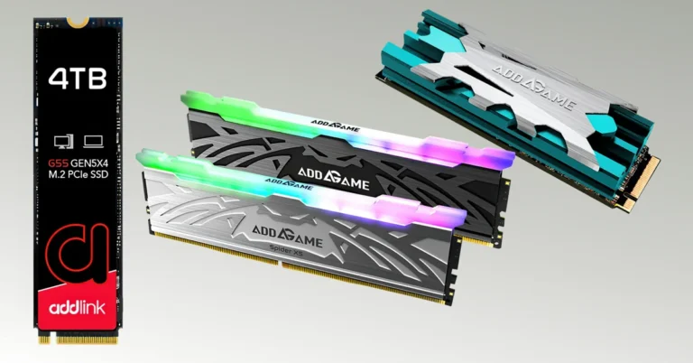Addlink presenta su catálogo 2026 con unidades PCIe Gen5 y memorias DDR5 CUDIMM