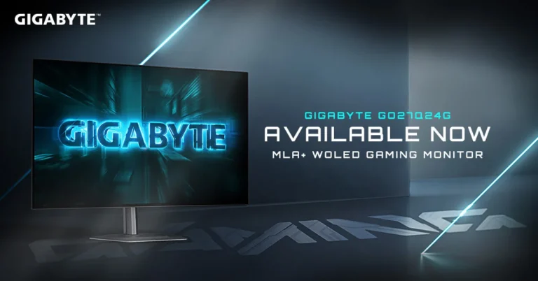 GIGABYTE lanza el GO27Q24G, su primer monitor WOLED gaming de 27 pulgadas con 240 Hz