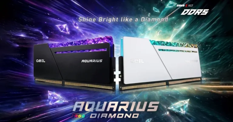 GeIL presenta memorias DDR5 Aquarius Diamond y Spear V