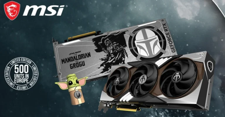 MSI lanza tarjeta gráfica RTX 5080 edición limitada The Mandalorian and Grogu
