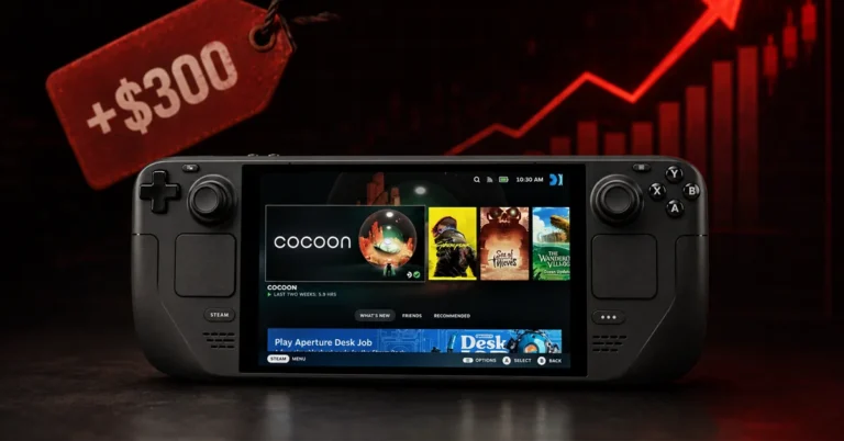Valve ajusta el precio de la Steam Deck OLED al alza por la escasez global de memoria y almacenamiento