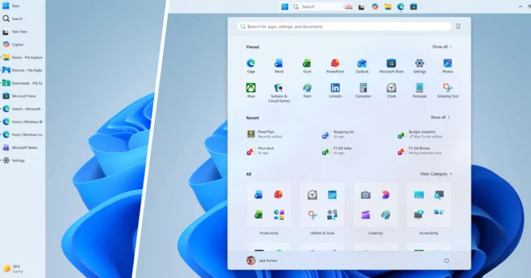 Microsoft restaura la personalización de la barra de tareas en Windows 11 tras años de críticas