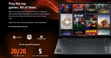 El MacBook Neo de Apple muestra limitaciones en juegos, resaltando que solo 5 de 20 funcionan nativamente en este dispositivo.