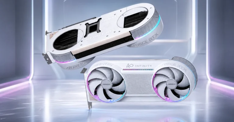 GIGABYTE AORUS extiende su estética INFINITY a la gama media de la serie GeForce RTX 50