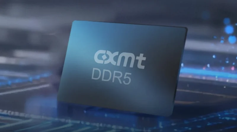 CXMT DDR5, un módulo de memoria representativo del avance tecnológico para la IA en China.