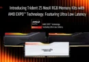 Trident Z5 NeoX RGB de G.Skill con tecnología AMD EXPO, destacando baja latencia en módulos de memoria.