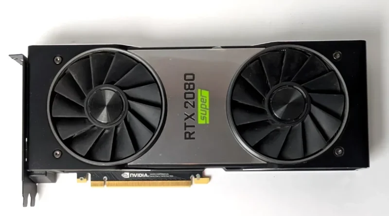 RTX 2080 Super, prototipo de tarjeta gráfica de NVIDIA, con diseño que equilibra rendimiento entre GeForce y Titan.