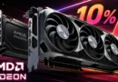 GPU AMD Radeon con un aumento del 10% en precios, destacando su rendimiento en hardware y gráficos para juegos.