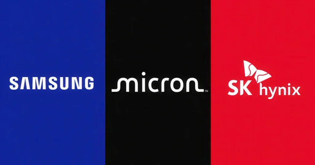 Samsung, Micron y SK Hynix, empresas en la mira por manipulación del mercado de memoria DRAM.