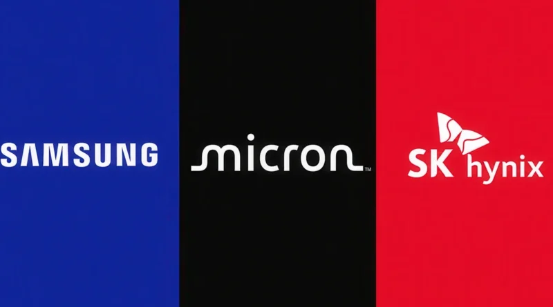 Samsung, Micron y SK Hynix, empresas en la mira por manipulación del mercado de memoria DRAM.