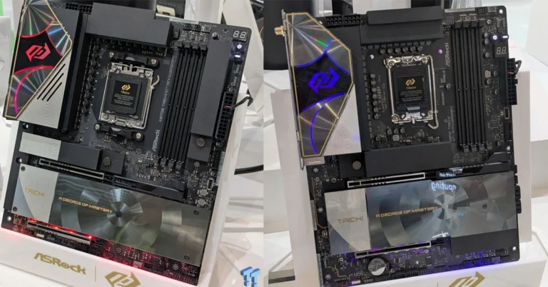 ASRock muestra dos placas base conceptuales para celebrar una década de su línea Taichi en Computex 2026