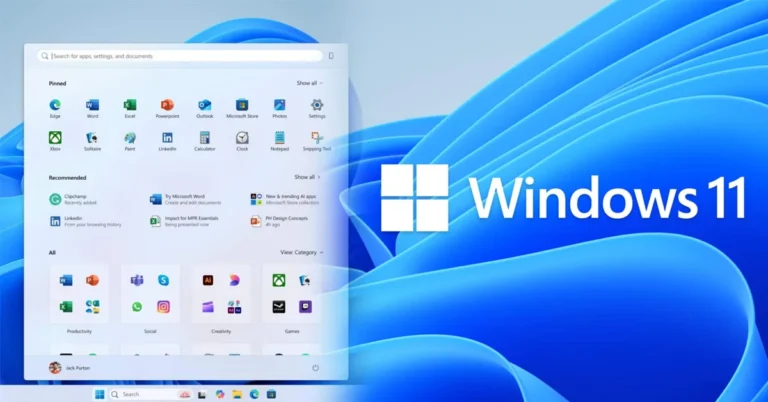 Microsoft integra ráfagas de frecuencia en la actualización mensual de Windows 11 para agilizar el menú Inicio