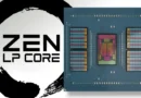Núcleo de bajo consumo Zen LP de AMD, destacando su diseño en procesadores heterogéneos.