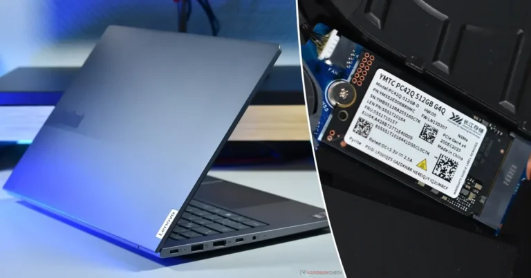 Lenovo integra unidades YMTC SSD en ThinkBook 14 G9 IPL para el mercado global