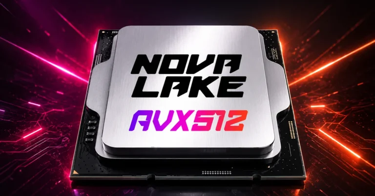 El regreso de AVX-512 para Intel Nova Lake tras aparecer en el kernel de Linux