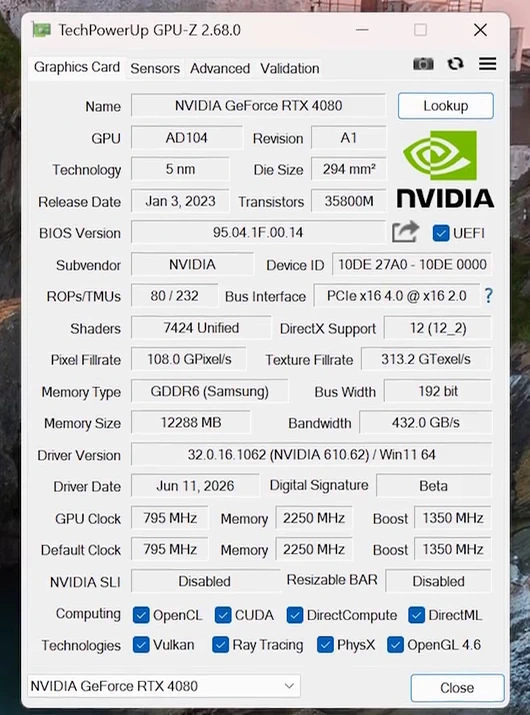 RTX 4080M