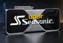 GeForce RTX 5080 SUPER de Seasonic, destacando el diseño del hardware para gaming y rendimiento gráfico.