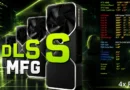 DLSS Multi Frame en GeForce RTX 40, mostrando especificaciones de hardware y rendimiento en gaming y benchmarking.